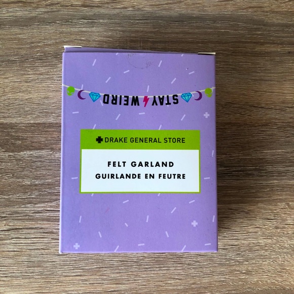 Drake Other - Drake General Store “Stay Weird” Felt Garland